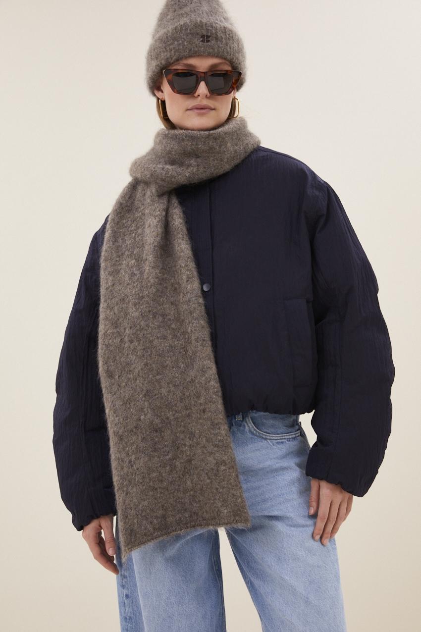 By-Bar Leah Norton Scarf Dark Biscuit unisex Schal beige